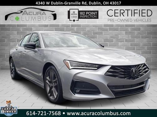 Lunar Silver Metallic 2025 Acura TLX A-Spec