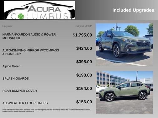 Alpine Green 2025 Subaru Crosstrek Limited