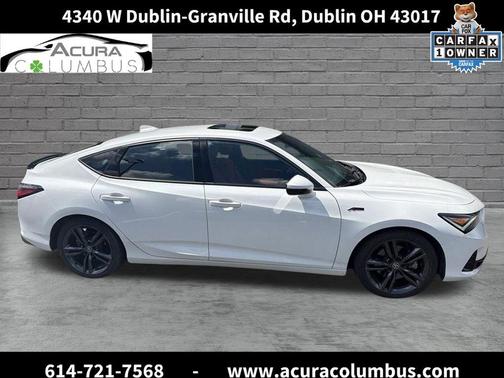 Platinum White Pearl 2025 Acura Integra A-Spec Technology