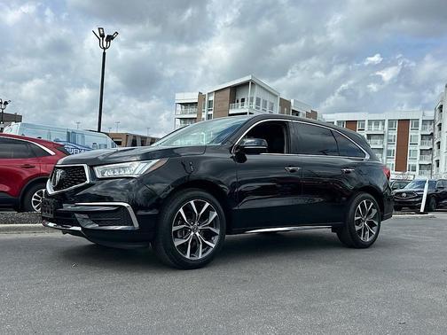 Crystal Black Pearl 2017 Acura MDX 3.5L