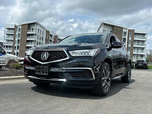 Crystal Black Pearl 2017 Acura MDX 3.5L