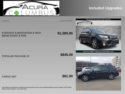 2018 Subaru Outback 3.6R Limited