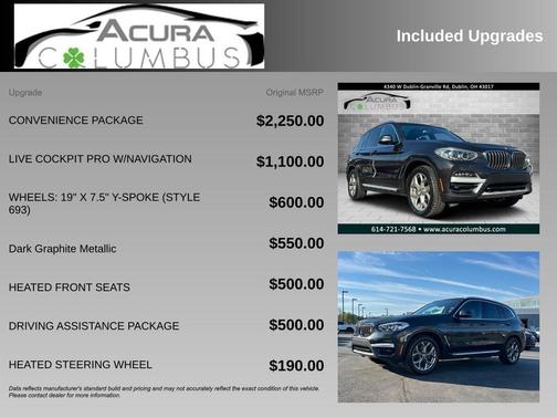 2020 BMW X3 xDrive30i