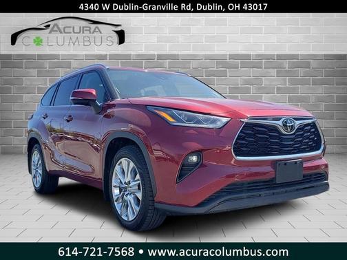 Ruby Flare Pearl 2021 Toyota Highlander Limited