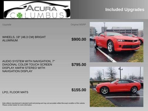 2014 Chevrolet Camaro 2LT