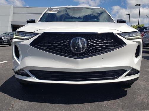 Platinum White Pearl 2022 Acura MDX A-Spec