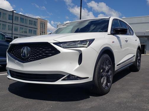 Platinum White Pearl 2022 Acura MDX A-Spec