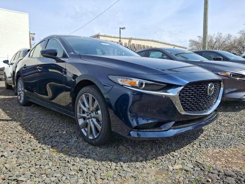 Deep Crystal Blue Mica 2026 Mazda Mazda3 FWD w/Preferred Package