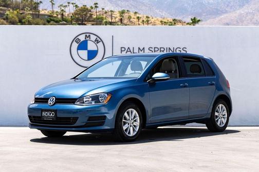 Silk Blue Metallic 2016 Volkswagen Golf TSI S 4-Door