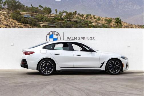 Mineral White Metallic 2026 BMW i4 Gran Coupe M60