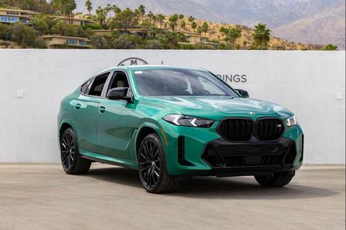 Isle of Man Green Metallic 2026 BMW X6 M60i