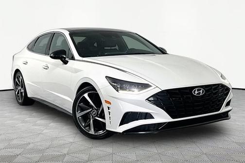 White 2023 Hyundai SONATA SEL Plus