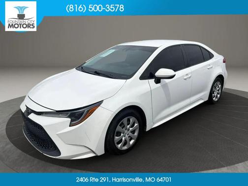 Super White 2021 Toyota Corolla LE
