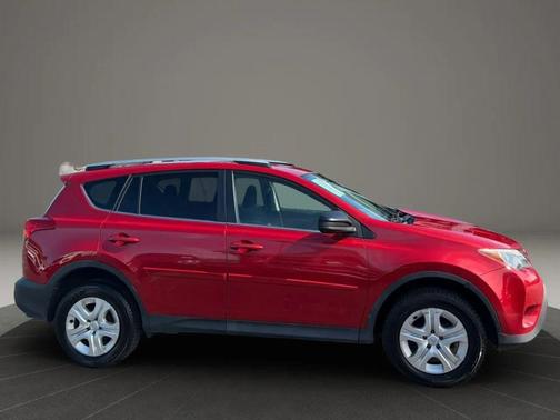 Red 2015 Toyota RAV4 LE
