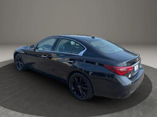 Black 2019 INFINITI Q50 3.0t LUXE