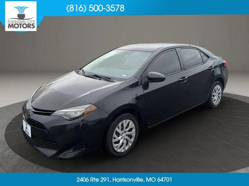 Black Sand Pearl 2017 Toyota Corolla LE