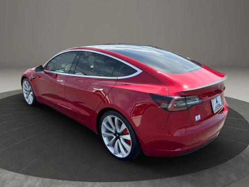 Red Multi-Coat 2019 Tesla Model 3 Performance