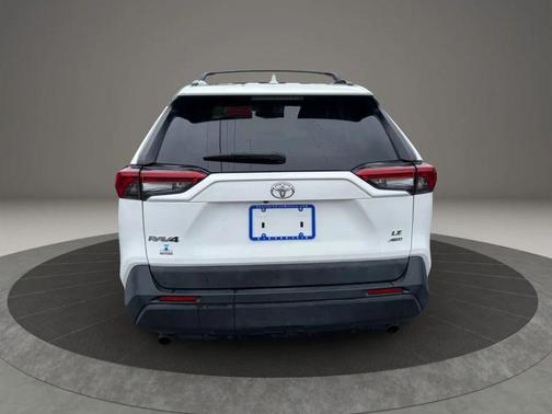 Super White 2019 Toyota RAV4 LE