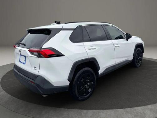 Super White 2019 Toyota RAV4 LE