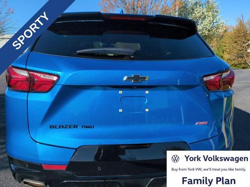 Bright Blue Metallic 2020 Chevrolet Blazer RS