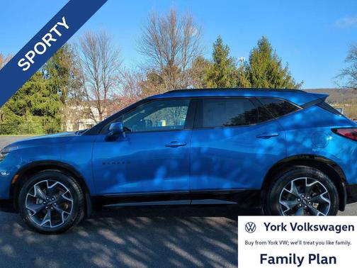 Bright Blue Metallic 2020 Chevrolet Blazer RS