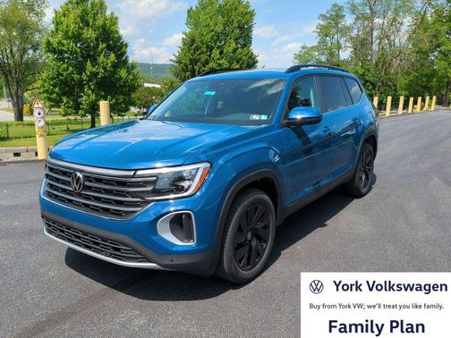 Mountain Lake Blue Metallic 2026 Volkswagen Atlas 2.0T SE w/Technology 4MOTION