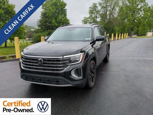 Deep Black 2025 Volkswagen Atlas 2.0T SE w/Technology 4MOTION