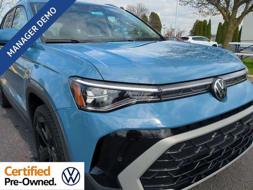 Monterey Blue Pearl 2025 Volkswagen Taos 1.5T SEL