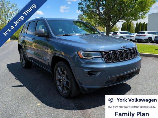 Slate Blue Pearlcoat 2021 Jeep Grand Cherokee 80th Anniversary 4x4