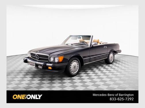 Black 1987 Mercedes-Benz S-Class 560 SL