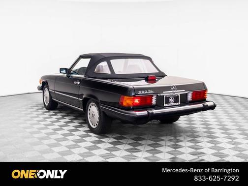 Black 1987 Mercedes-Benz S-Class 560 SL