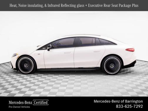 MANUFAKTUR Diamond White Metallic 2023 Mercedes-Benz AMG EQS 4MATIC+