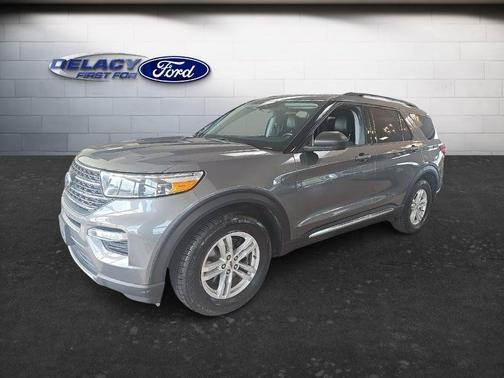 Carbonized Gray Metallic 2021 Ford Explorer XLT
