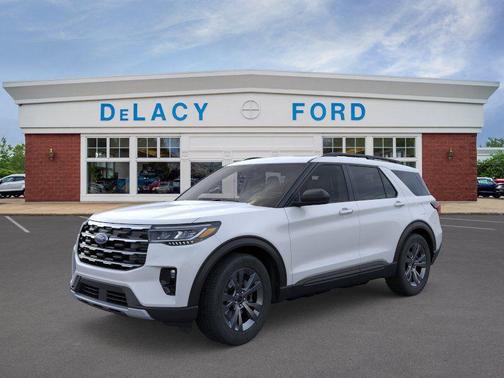 SPACE WHITE METALLIC 2026 Ford Explorer Active