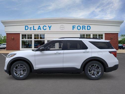 SPACE WHITE METALLIC 2026 Ford Explorer Active