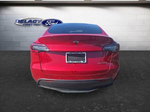 Red Multi-Coat 2022 Tesla Model Y Long Range Dual Motor All-Wheel Drive