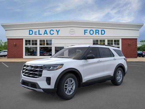 SPACE WHITE METALLIC 2026 Ford Explorer Active