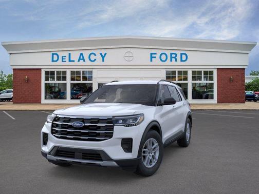 SPACE WHITE METALLIC 2026 Ford Explorer Active