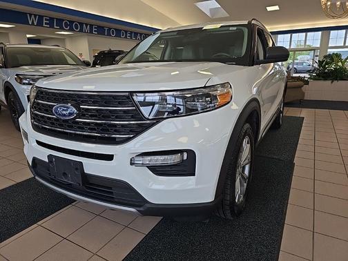 STAR WHITE MET TRI-COAT 2023 Ford Explorer XLT