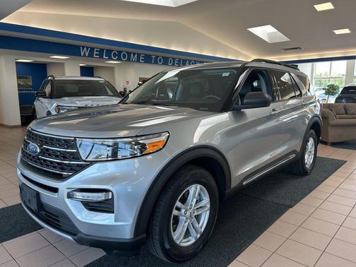 ICONIC SILVER METALLIC 2023 Ford Explorer XLT