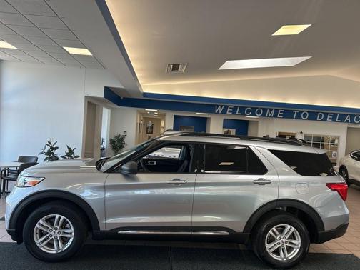 ICONIC SILVER METALLIC 2023 Ford Explorer XLT