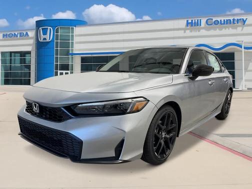 Solar Silver Metallic 2026 Honda Civic Sport