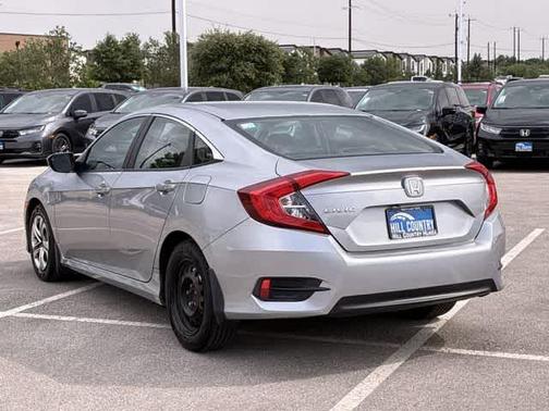 Beige 2017 Honda Civic LX