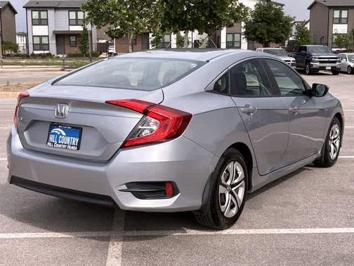 Beige 2017 Honda Civic LX