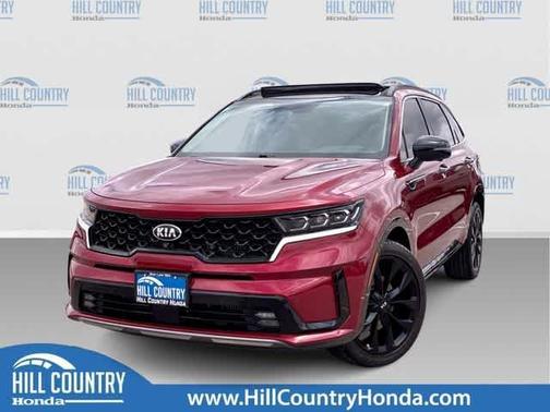 Passion Red Tintcoat 2021 Kia Sorento SX Prestige