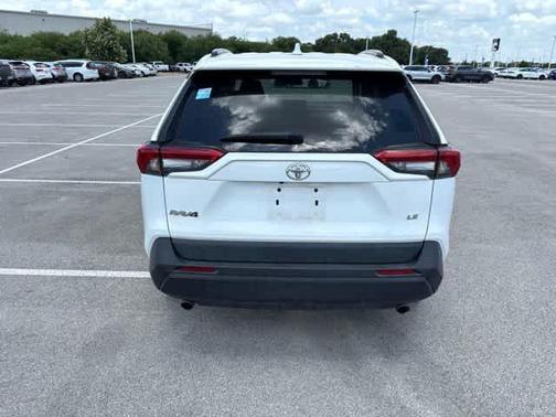 Super White 2021 Toyota RAV4 LE
