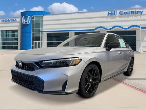 Solar Silver Metallic 2026 Honda Civic Sport
