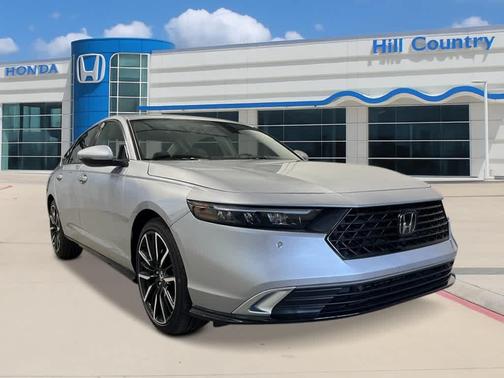 Solar Silver Metallic 2026 Honda Accord Hybrid Touring