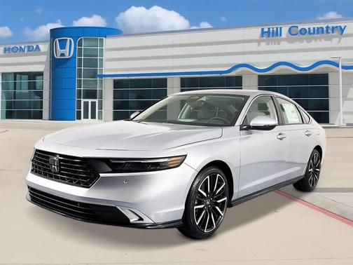Solar Silver Metallic 2026 Honda Accord Hybrid Touring