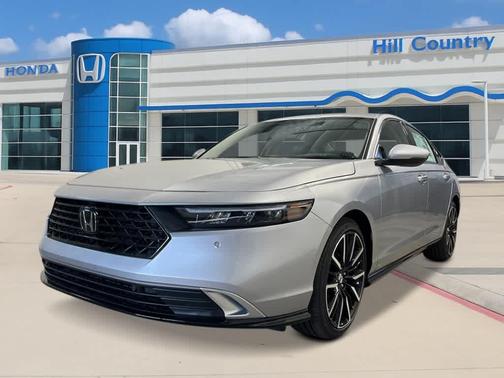Solar Silver Metallic 2026 Honda Accord Hybrid Touring